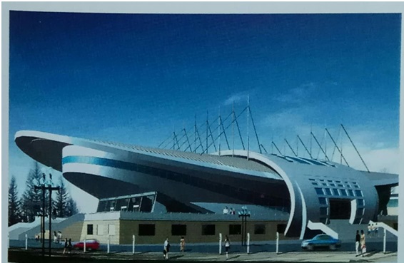 新疆准东经济技术开发区五彩湾生活服务区体育馆建设项目
